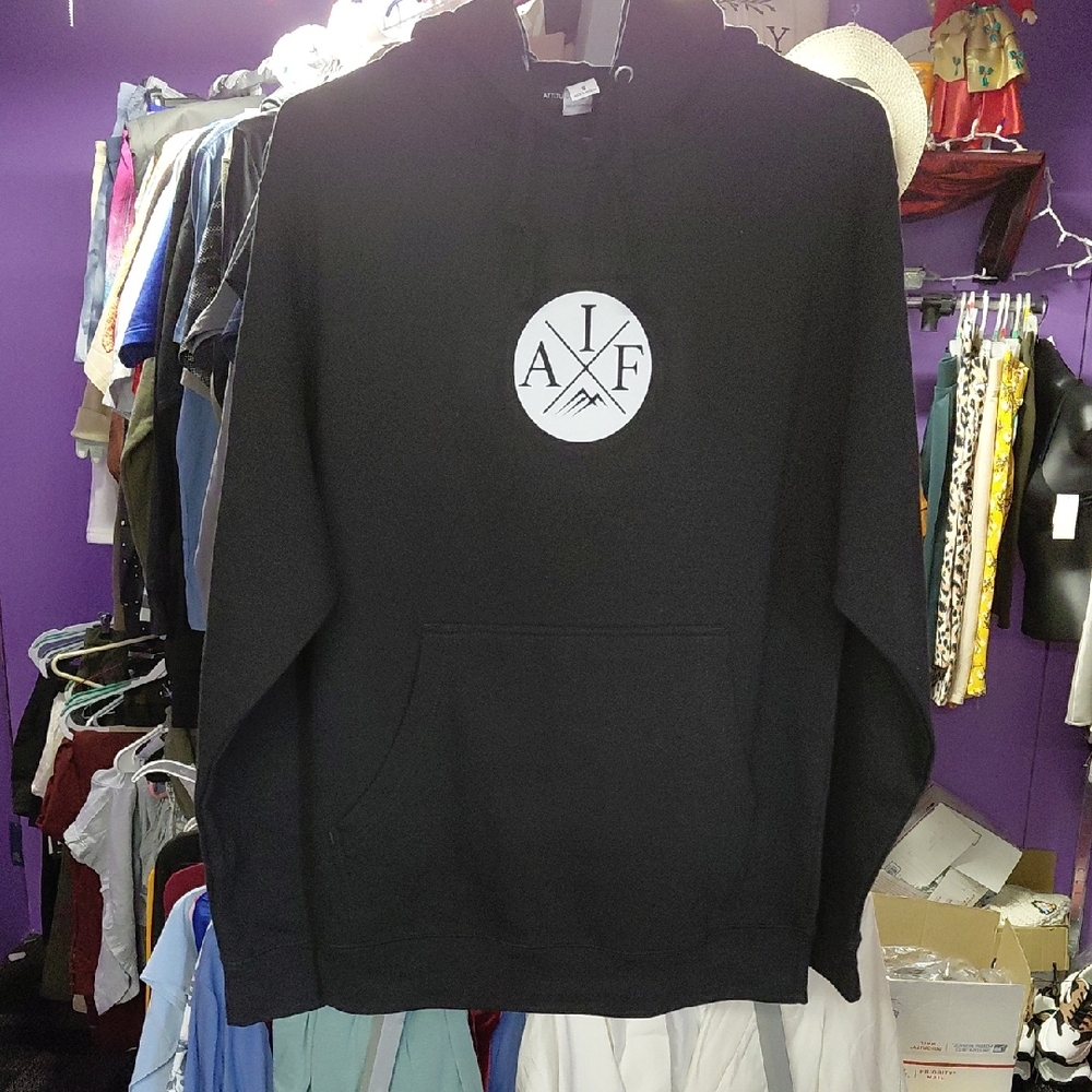 Black Custom  Men's Hoodie